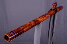 Honduran Rosewood Burl Native American Flute, Minor, Mid A-4, #K16E (9)